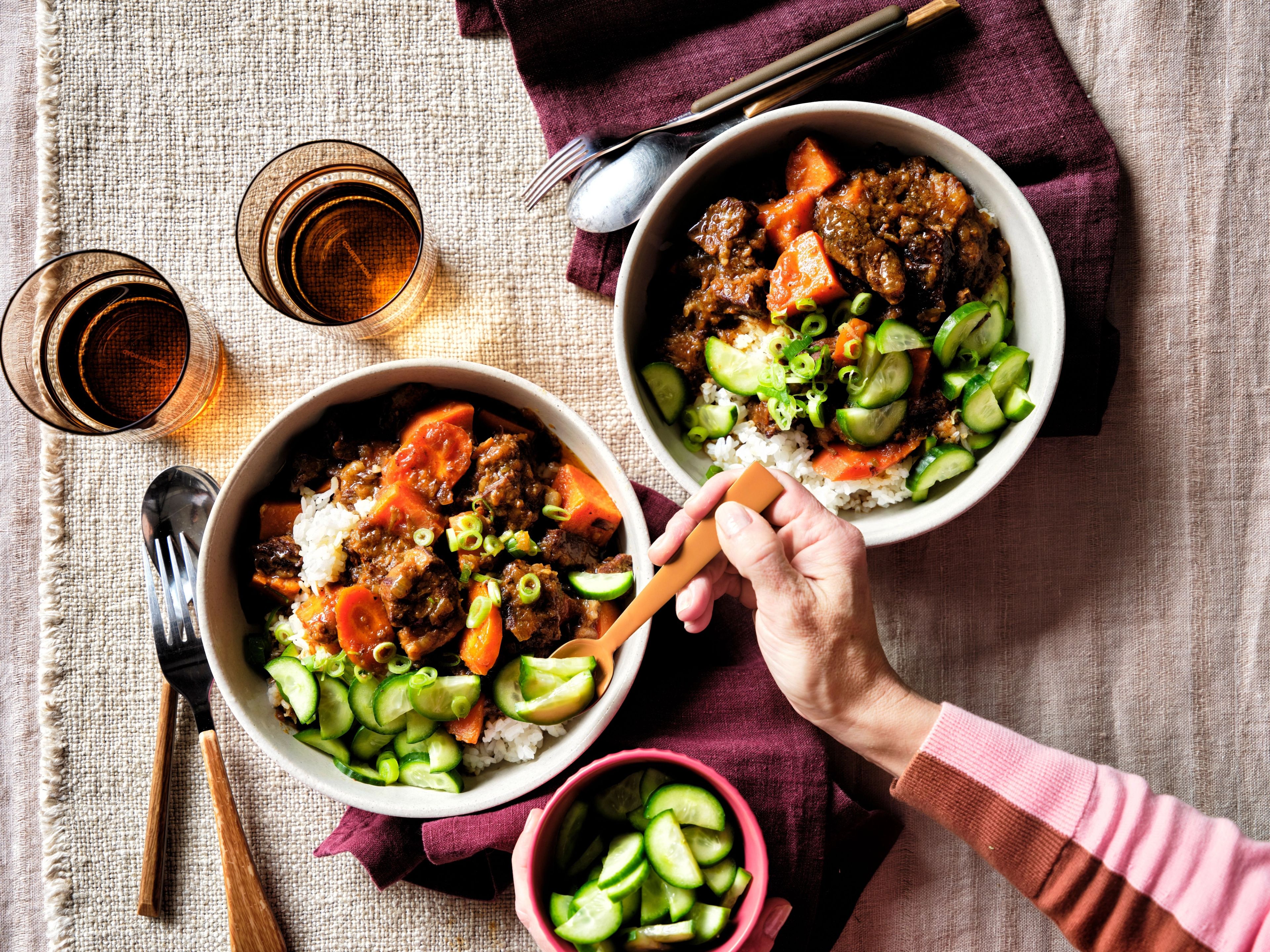 Braised Japanese Beef and Sweet Potato Curry